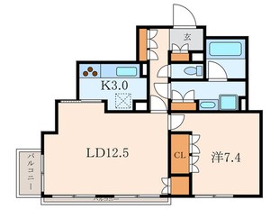 元麻布フォレストプラザⅡの物件間取画像